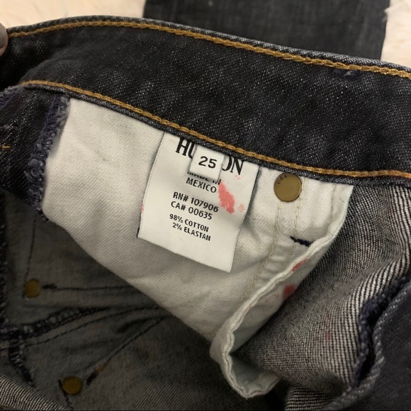 Hudson Carly Flap Pocket Straight Jeans - Picture 12 of 13